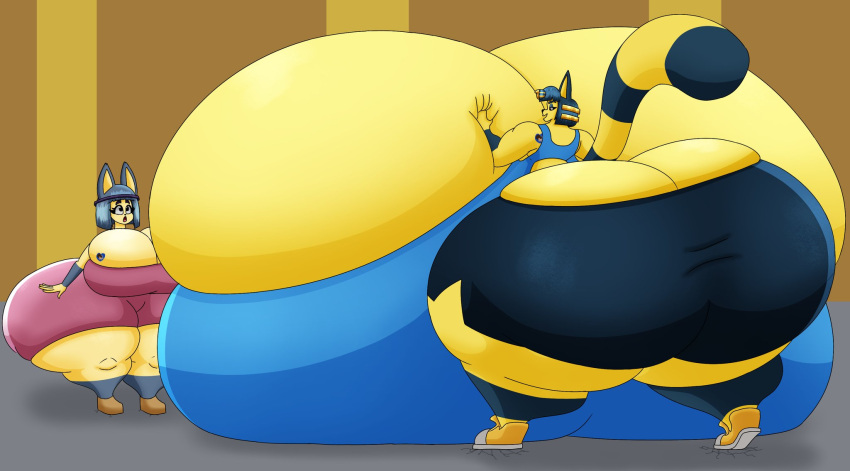 ankha_simpson_(user3345) ankha_thompson_(user3345) big_ass big_breasts breasts bubble_butt cleavage female furry huge_ass huge_breasts hyper_breasts thick_thighs user3345 wide_hips