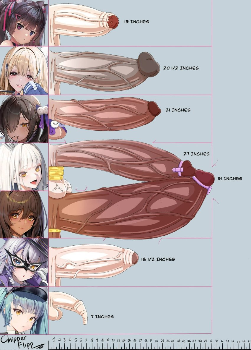 ball_ring big_cock big_dick big_penis black_cock blanc_(nikke) blue_eyes brown_hair catgirl chipperflip dark-skinned_futanari dark_penis dark_skin foreskin futanari goddess_of_victory:_nikke green_hair heterochromia huge_cock light-skinned_futanari massive_cock massive_dick massive_penis measurements monster_cock naga_(nikke) nero_(nikke) noir_(nikke) penis_size_chart phantom_(nikke) privaty_(nikke) small_balls small_cock small_dick small_penis small_testicles tia_(nikke) veiny veiny_penis white_hair yellow_eyes