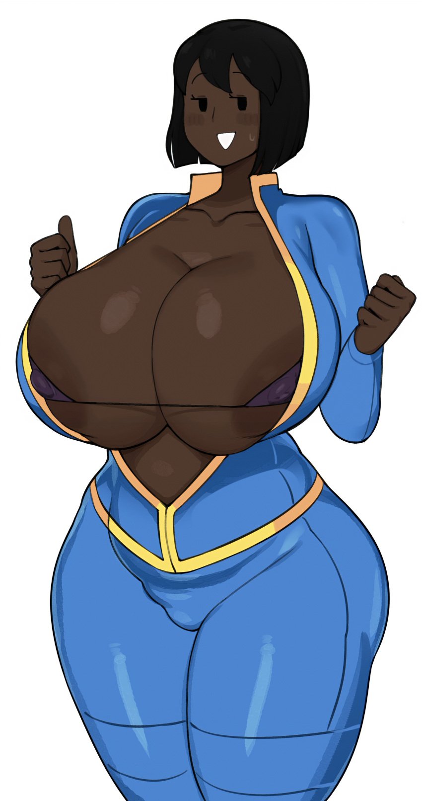 1girl 1girls 2024 2024s :d areolae ass bethesda_softworks big_ass big_breasts big_butt black_hair blush bob_cut bra breasts breasts_bigger_than_head butt cham22 clothing dark-skinned_female dark_skin edit edited exposed_breasts fallout fallout_(series) female female_focus female_human female_only hair horny hourglass_figure huge_breasts human human_female human_solo large_breasts looking_at_viewer micro_bikini microsoft mob_face purple_bikini purple_bra short_hair simple_background skin_edit skin_tight smile solo solo_female solo_focus standing sweat sweatdrop thick_thighs thighs tight_clothing too_small_bikini vault_34 vault_dweller vault_girl vault_suit video_games voluptuous voluptuous_female white_background wide_hips