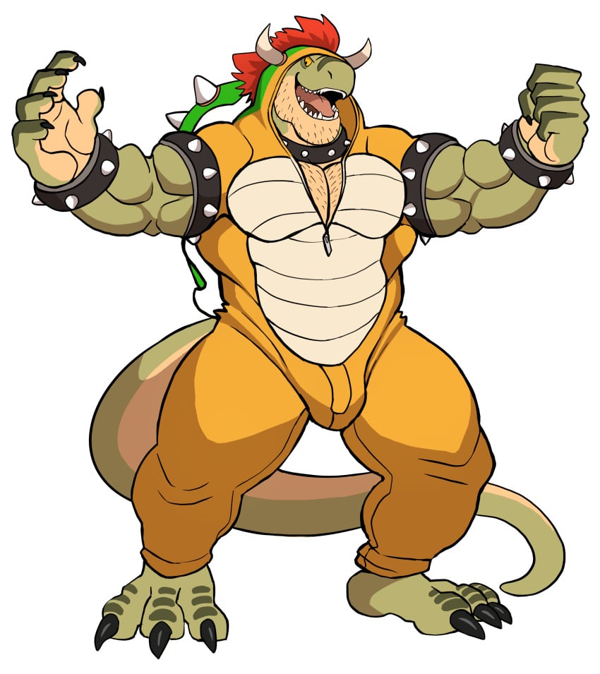 anthro balls bara barazoku bulge darknaigart dinosaur flaccid jace_(darknaig) male male_only muscles muscular onesie penis scalie solo solo_male tyrannosaurid tyrannosaurus tyrannosaurus_rex