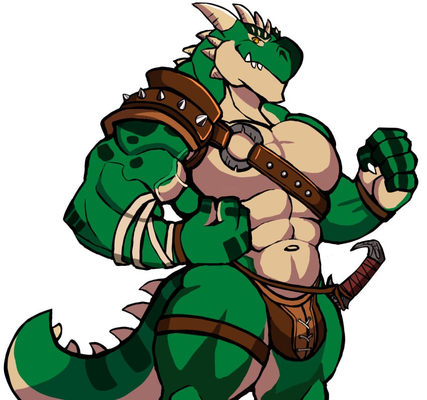 anthro balls bara barazoku bulge darknaigart dragon flaccid gay half-closed_eyes male male_only muscles muscular penis scalie solo solo_male wingless_dragon