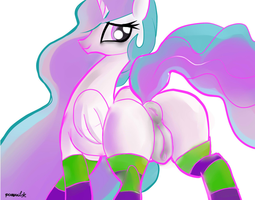 friendship_is_magic my_little_pony princess_celestia_(mlp) purevil socks