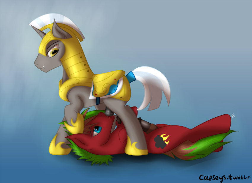 capseys friendship_is_magic furry furry_only gay male my_little_pony no_humans royal_guard_(mlp)