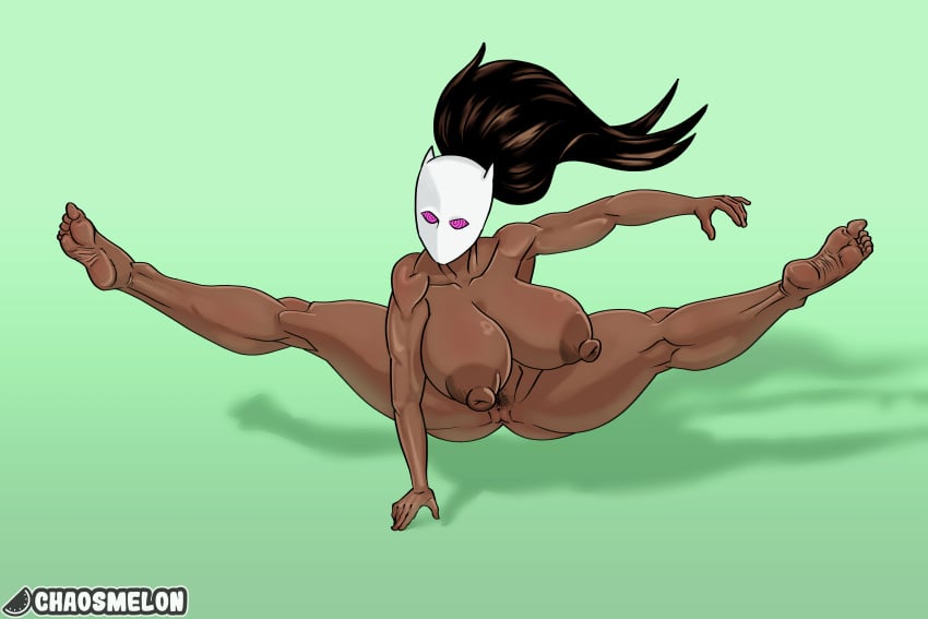 ava_ayala barefoot chaosmelon dark-skinned_female hypnosis marvel mind_control muscular_female pubic_hair pussy white_tiger_(marvel)