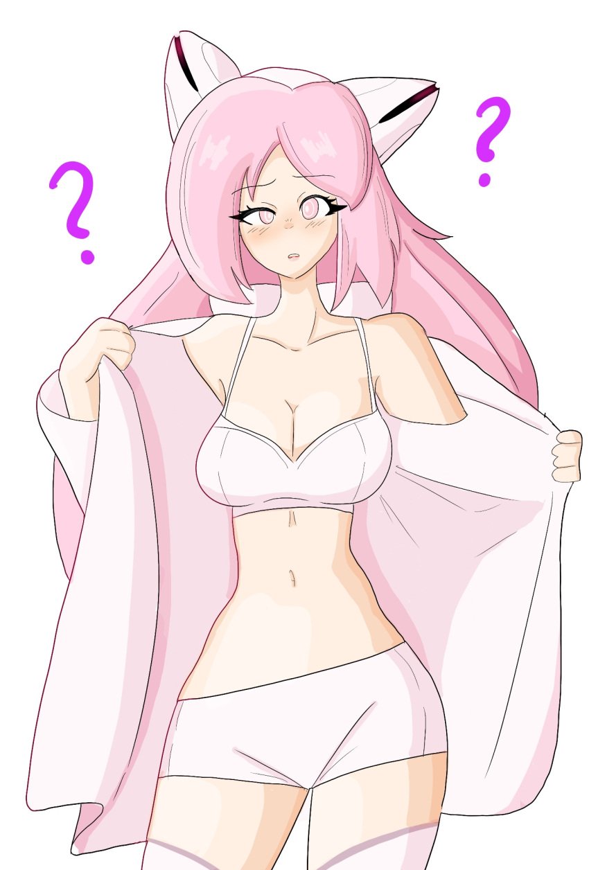 ami_(gwain_saga) gwain_saga hypnosis pink_hair swirly_eyes undressing