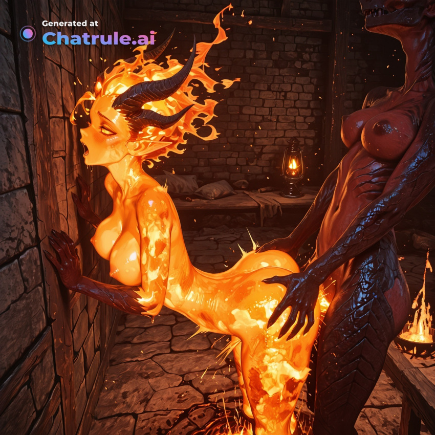 Flame Atronach (The Elder Scrolls) Rule 34 Image