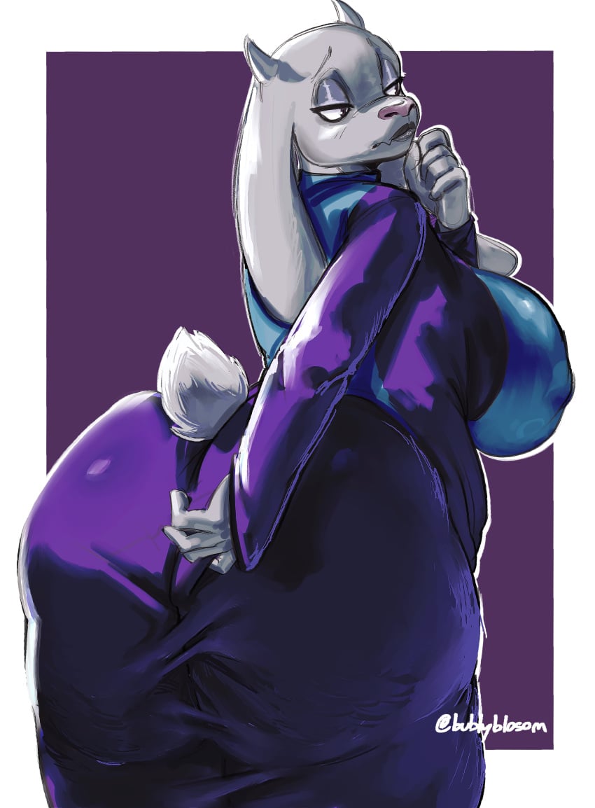 ass ass big_ass blush breasts butt_crack clapping_cheeks hot milf musty nervous sexy sexy_pose tail toriel undertale wedgie