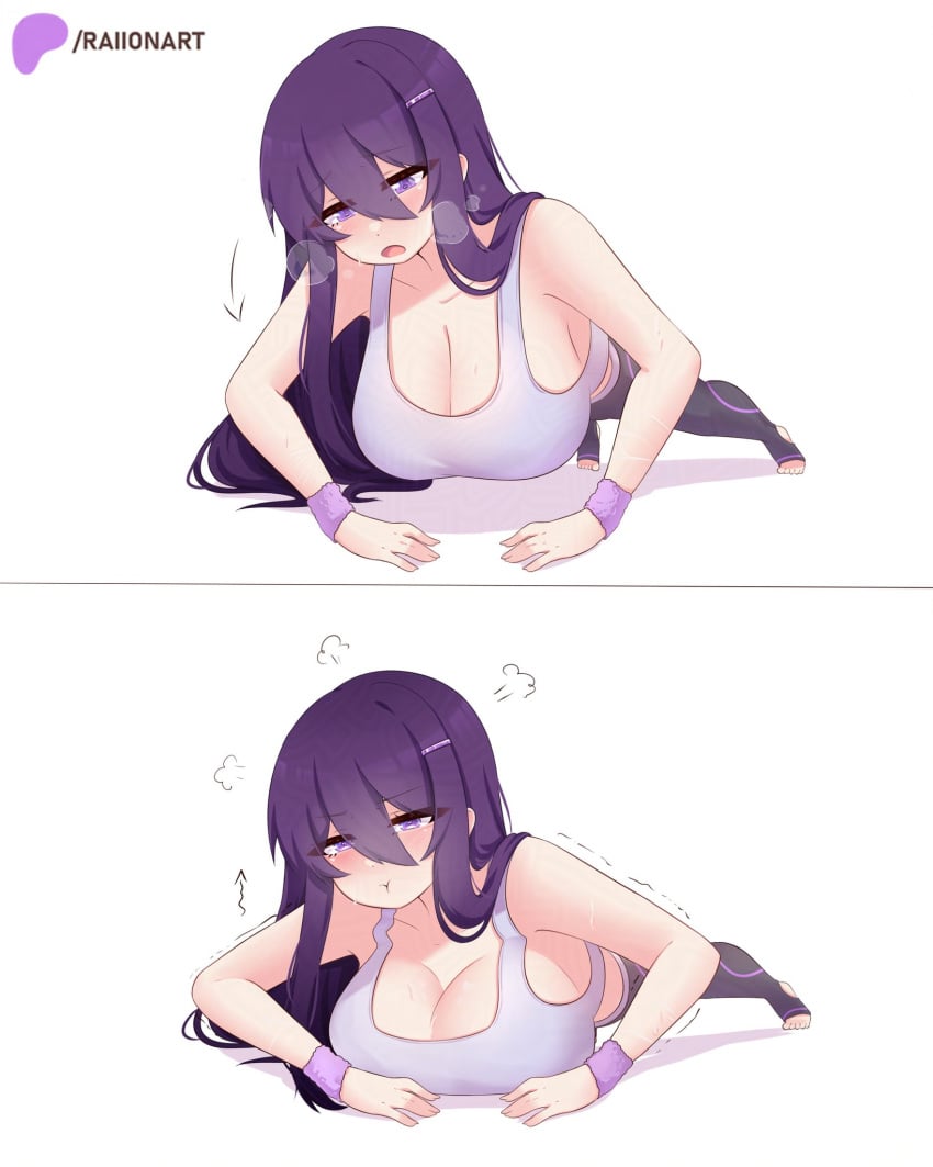 Yuri (Doki Doki Literature Club) Rule 34 Image