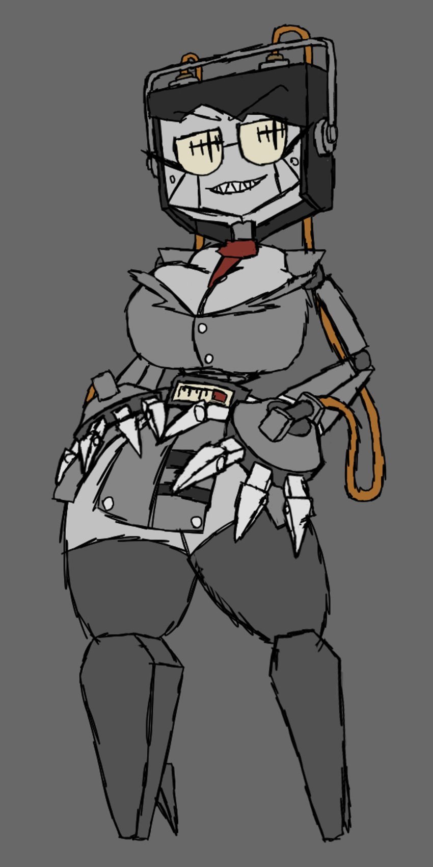 big_breasts big_thighs bratty breasts curvaceous curves curvy curvy_body curvy_female curvy_figure female female_only huge_breasts huge_thighs robot robot_girl sapper sapper-chan sapphyre_(diamond_nella) sharp_claws sharp_teeth team_fortress_2 tf2 thick_hips thick_thighs thighs