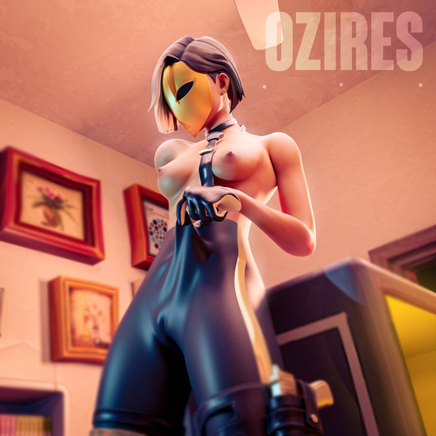 1girls 2023 3d 3d_(artwork) antonia_(fortnite) areolae blender bottomwear breasts cameltoe detailed_background epic_games female female_focus female_only fortnite fortnite:_battle_royale gloves handwear hi_res highres leggings light-skinned_female light_skin mask masked masked_female medium_breasts nipples oziresnsfw pants pose posing presenting presenting_breasts presenting_pussy pussy pussy_lips pussy_visible_through_clothes solo solo_focus standing tight_leggings tight_pants topless two_tone_hair vagina watermark