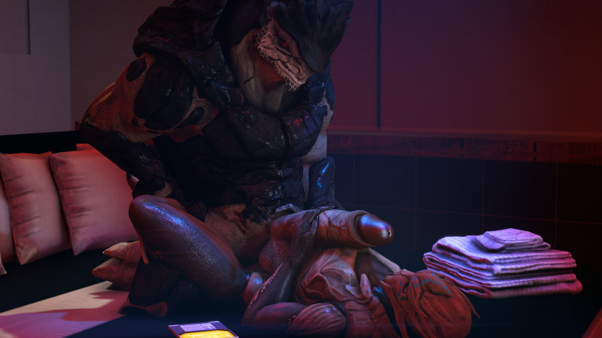 3d 3d_(artwork) krogan male/female mass_effect massive_penis sex turian unknown_artist