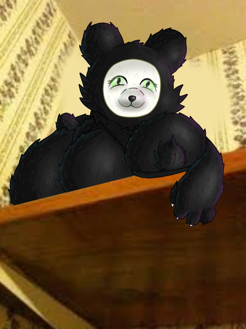 creepypasta looking_at_viewer self_upload teddy_(creepypasta) teddy_bear trasher_art