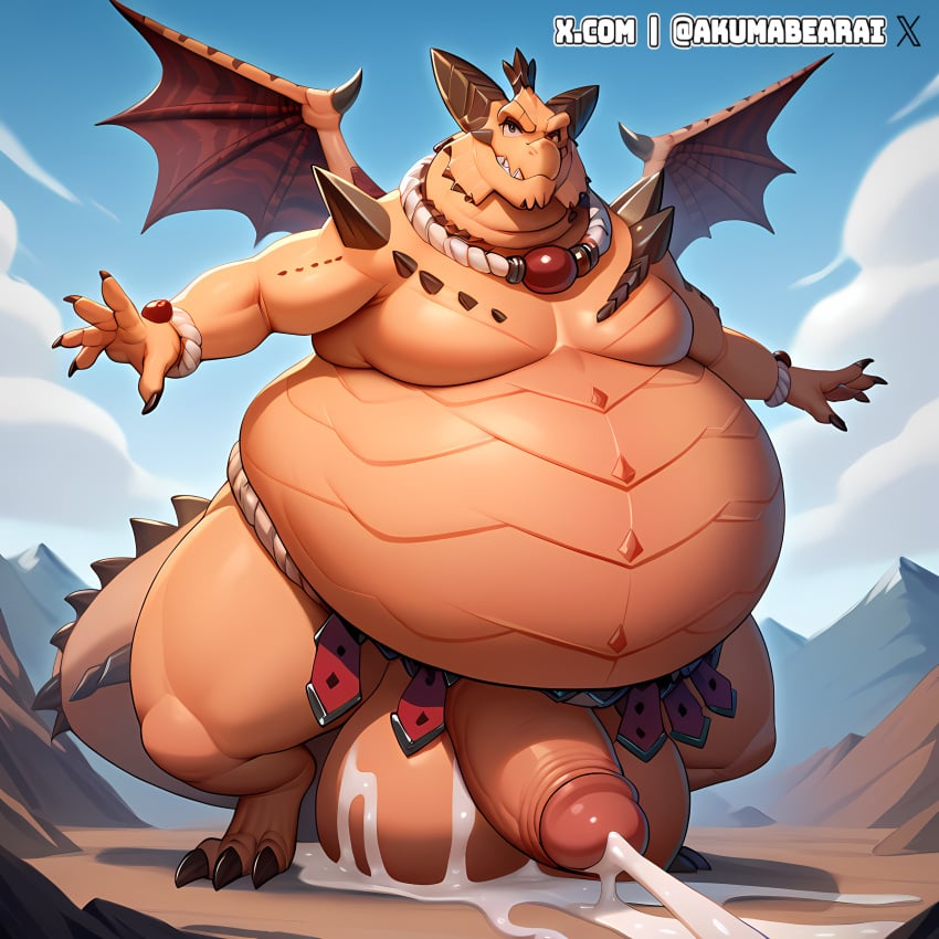 4k activision ai_generated akumabearai anthro balls belly belt big_balls big_belly big_penis big_testicles chubby chubby_anthro chubby_male claws cloud cum cum_on_balls cum_on_ground cumshot dragon dynamic_pose ejaculation erection excessive_cum fat fat_belly genitals hi_res high_resolution huge_balls huge_cock huge_testicles humanoid_genitalia humanoid_penis hyper_balls jewelry looking_at_viewer magnus_(spyro) male male_anthro male_only mountain mythological_creature mythological_scalie mythology obese obese_anthro obese_male overweight overweight_anthro overweight_male penis rope_belt scalie self_upload semen sky solo spikes_(anatomy) spyro_reignited_trilogy spyro_the_dragon stable_diffusion teeth testicles twitter_username wings