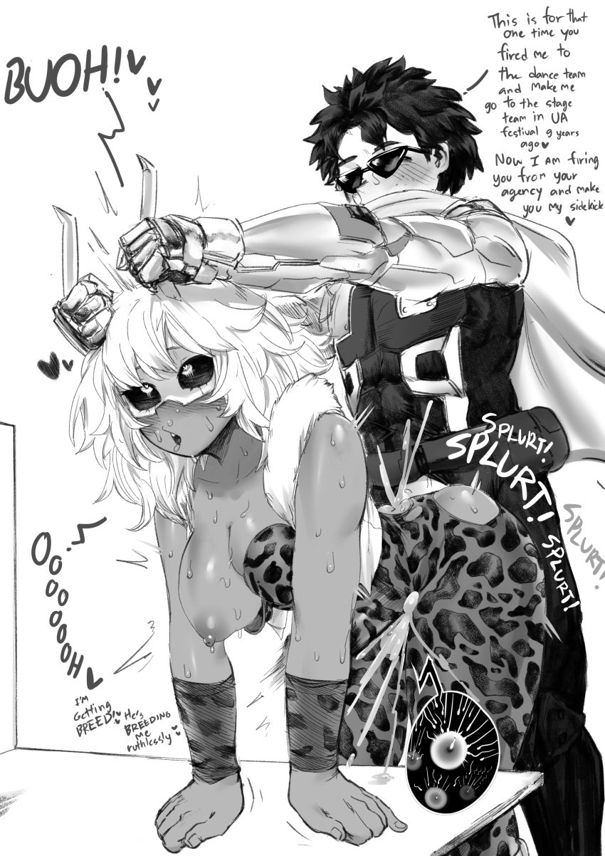 aged_up ahe_gao ahegao_face amano44 belly_bulge bent_over_table big_ass big_breasts big_butt breed breeding cum_in_pussy deku doggy_style excessive_cum from_behind_position heart-shaped_pupils impregnation internal_view izuku_midoriya mina_ashido multiple_ova my_hero_academia pink-skinned_female pinky skintight_bodysuit sperm_cell sperm_meets_ovum stomach_bulge stomach_deformation torn_clothing