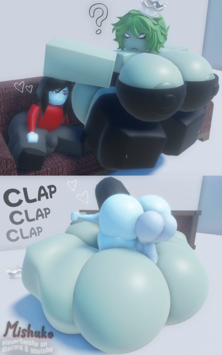 1boy 1boy1girl 1girls 3d 3d(artwork) 3d_render ass ass_bigger_than_head ass_bigger_than_torso ballsack big_ass big_ass_(female) big_ass_(male) big_balls blue_skin boobs boobs_out bottom_heavy bottom_heavy_female bottom_heavy_femboy breeding couple dominant_male dominant_male_submissive_female femboy femboy_on_female fucked_silly giant_ass green_skin huge_ass knocked_down long_hair mating_press mishuko naked naked_female naked_male naked_male_naked_female panels penetration roblox roblox_studio robloxian self_upload sex size_difference small_dom_big_sub small_top_big_bottom submissive_female testicles twink vampire watermark white_eyes zombie