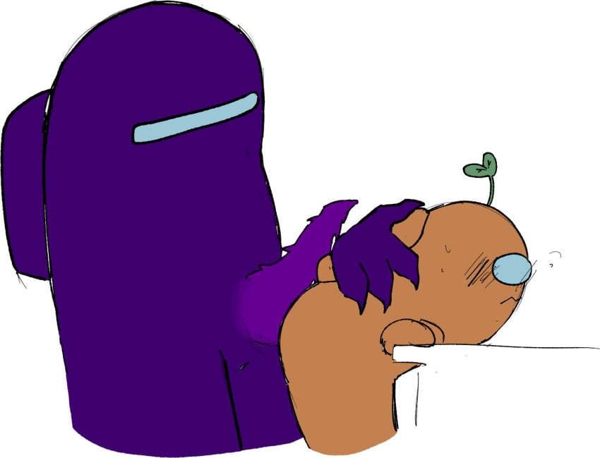 Among Us Orange (Among Us) Rule 34 Image