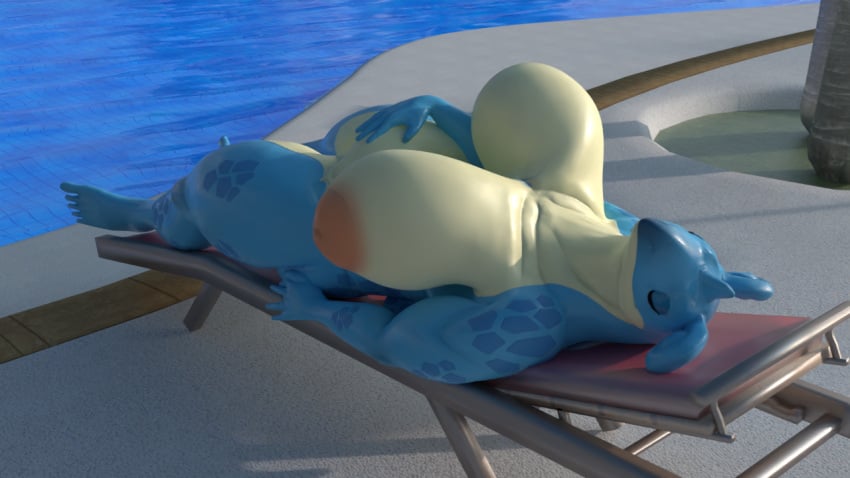 16:9 3d_(artwork) anthro areola big_breasts blender_(artwork) blender_cycles blue_body breasts digital_media_(artwork) elitedog female generation_1_pokemon huge_breasts lapras marine momma_nessie_(reptilligator) nintendo nipples nude pokemon pokemon_(species) pokemorph relaxing sleeping slightly_chubby solo widescreen