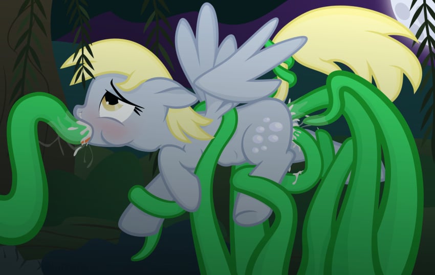 20pixels stomach_bulge anal anal_sex blonde_hair blush cutie_mark derpy_hooves equine female forced friendship_is_magic gray_body hair my_little_pony oral pegasus penetration rape solo tentacle throat_bulge triple_penetration vaginal_penetration vaginal_penetration wings