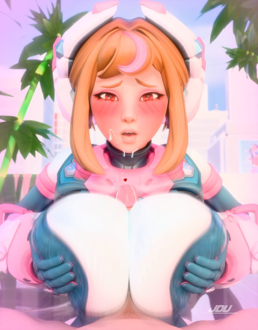 anon big_breasts boobjob breasts cum cum_on_face ejaculation female jdv juno_(overwatch) my_hero_academia ochako_uraraka_(cosplay) overwatch overwatch_2 pov uravity_juno