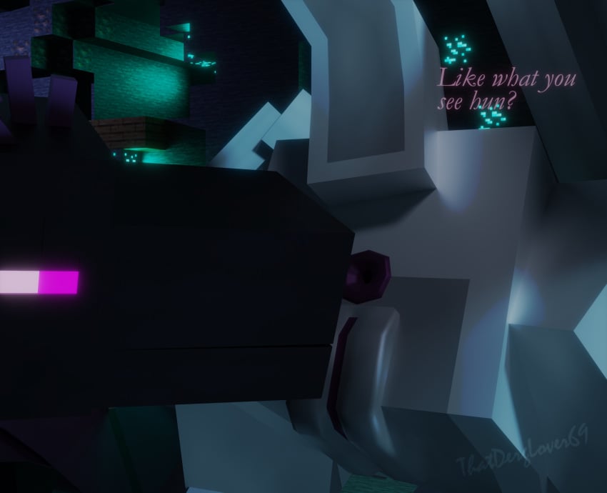 1:1 2025 3d anal anus anus_focus ass bent_over black_body blocky blocky_body blocky_snout butt_focus butt_sniffing cave digital_media_(artwork) dragon duo ender_dragon enderess_light_(thatderglover69) female feral genitals hi_res male male/female microsoft minecraft mojang mythological_creature mythological_scalie mythology oral purple_eyes pussy raised_tail rimming scalie sex sniffing snout_in_ass tail text thatderglover69 xbox_game_studios