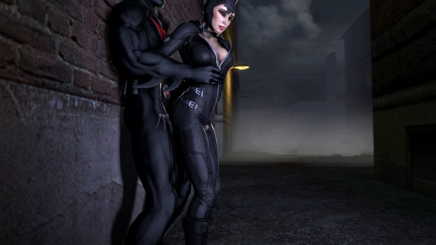 3d andreygovno animated batman batman:_arkham_city batman_(series) batman_(terry_mcginnis) batman_beyond between_legs black_hair breasts catwoman catwoman_(arkham) catwoman_(arkham_city) closed_eyes dc dc_comics dcau female human lips male outercourse penis selina_kyle sex source_filmmaker straight terry_mcginnis thigh_sex unzipping