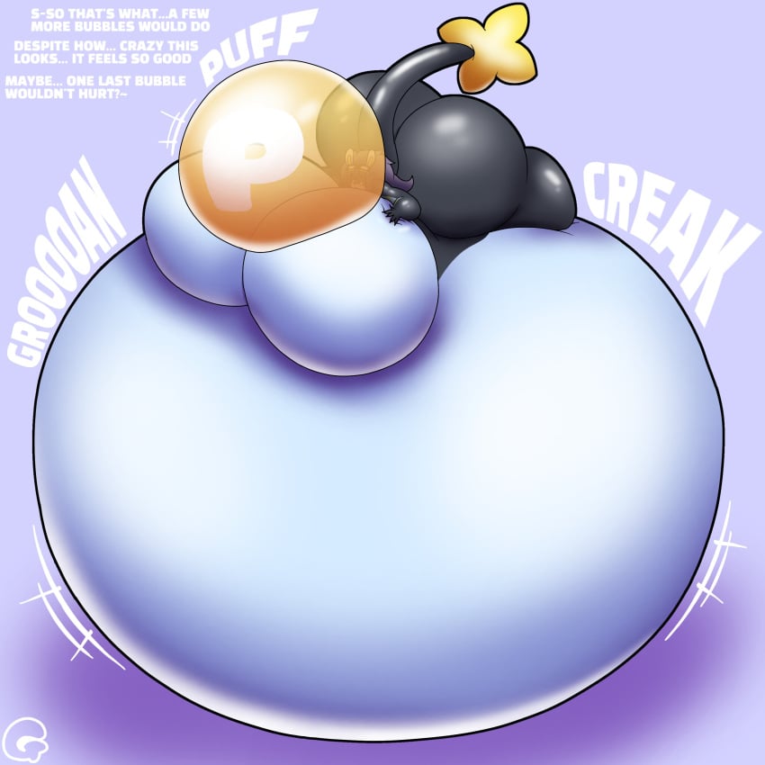 ass_expansion big_ass big_breasts breast_expansion breasts bubble_butt cleavage female furry gballoon huge_ass huge_breasts inflation luxray pokemon pokemon_(species) ripped_clothing tagme thick_thighs wide_hips