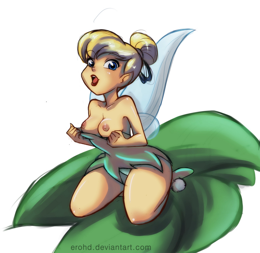 1girls alpha_channel blonde_hair blue_eyes cute disney disney_fairies fairy fairy_wings for_sticker_use hair_bun lipstick looking_at_viewer nipples no_background open_mouth png presenting_breasts red_lipstick rhaz sticker_template tinker_bell transparent_background transparent_png url