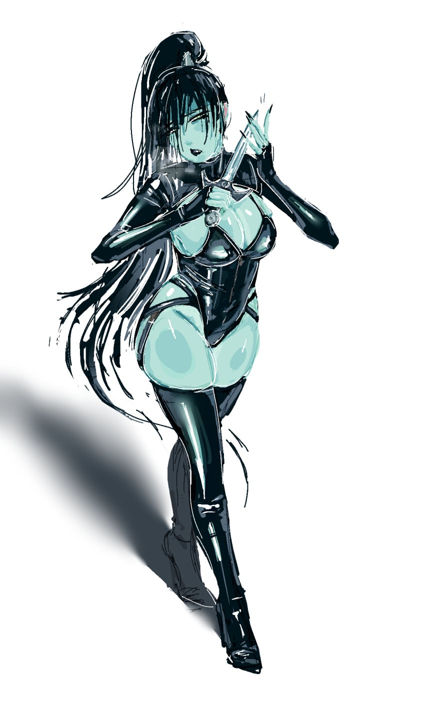 Rule 34 Dev - azure_(forsaken) azuretime breasts dagger duo female  forsaken_(roblox) male nonbinary nudity penis penis_peek two_time  two_time_(forsaken)|15993960496