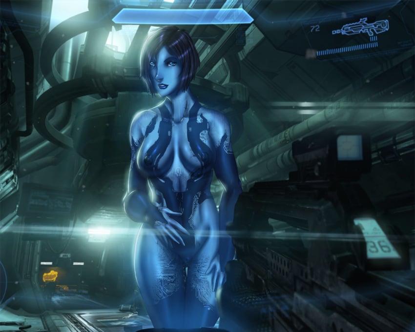 2d_(artwork) artificial_intelligence cortana cortana_v2 female female_focus female_only halo halo_(series) halo_4 in-game solo tagme ultamisia