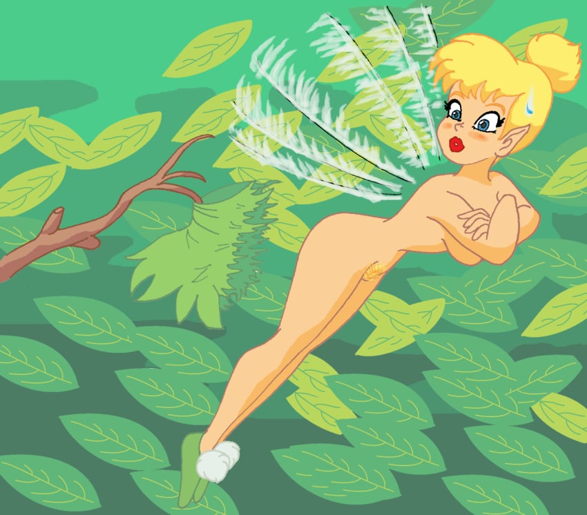 disney disney_fairies duckymomoisme fairy female female_only nude peter_pan_(disney) solo tagme tinker_bell