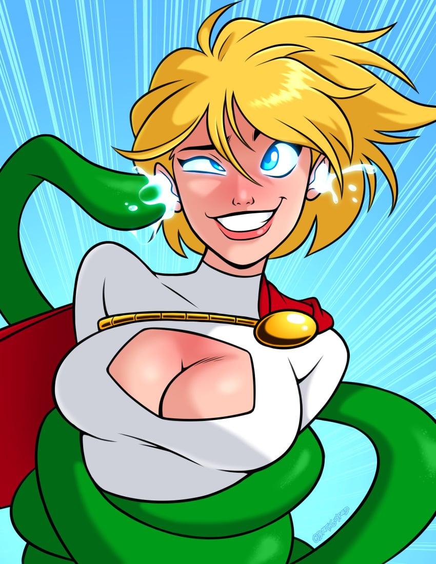 bold-n-brash darthguyford dc dc_comics ear_fuck ear_penetration ear_sex power_girl tentacle tentacle_penetration tentacle_sex