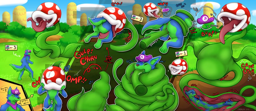 Piranha Plant (Mario Bros) Rule 34 Image