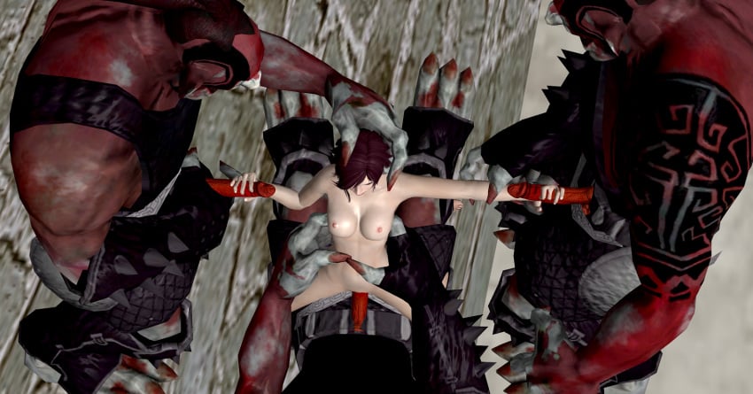 3d double_handjob vella_(vindictus) vindictus xnalara