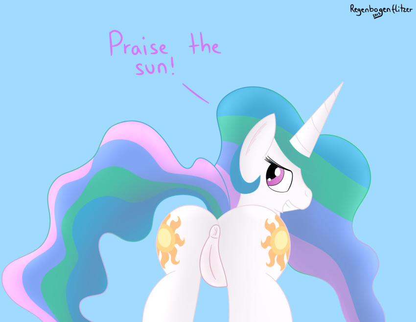 friendship_is_magic my_little_pony princess_celestia_(mlp) regenbogenflitzer tagme