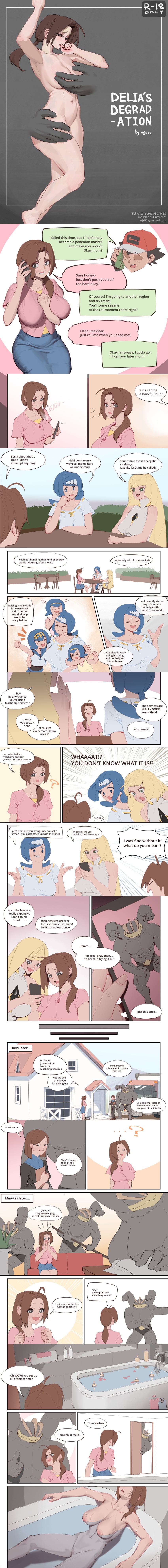 Delia Ketchum (Pokemon) Rule 34 Image