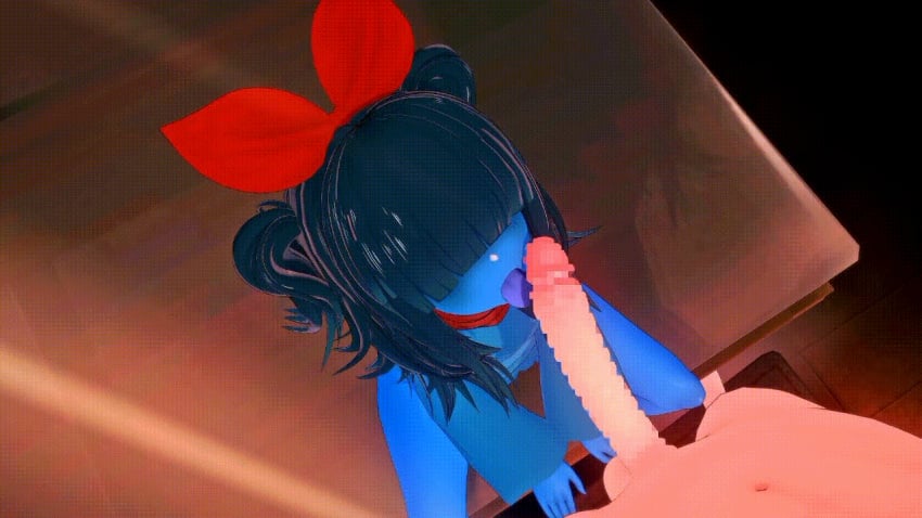 Aqua (Deltarune) Rule 34 Image