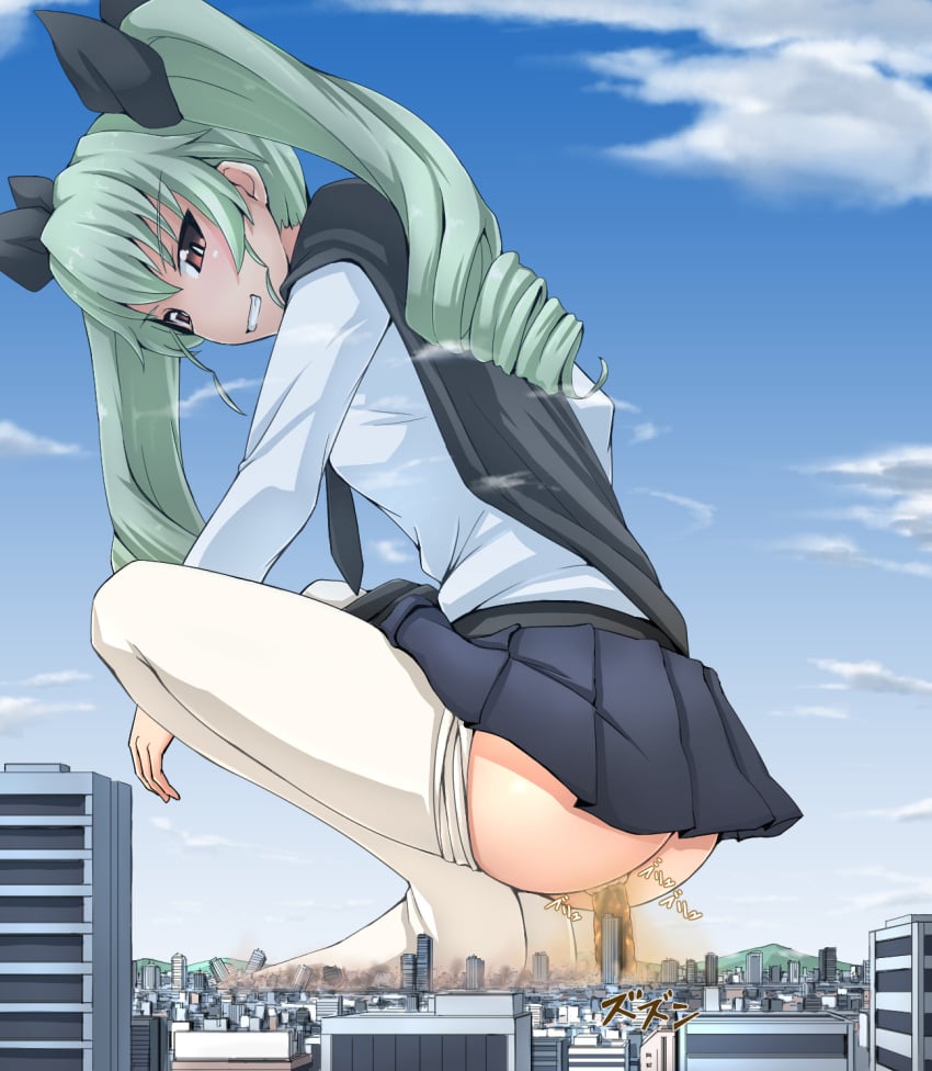 Anchovy (Girls Und Panzer) Rule 34 Image