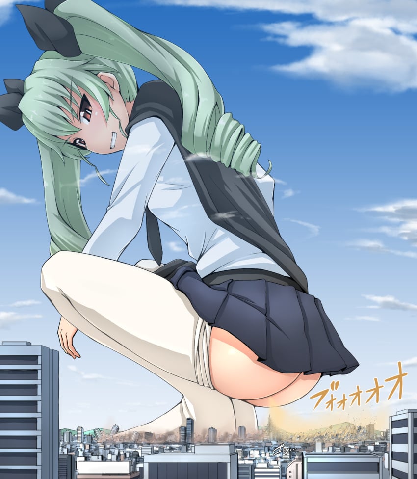 Anchovy (Girls Und Panzer) Rule 34 Image