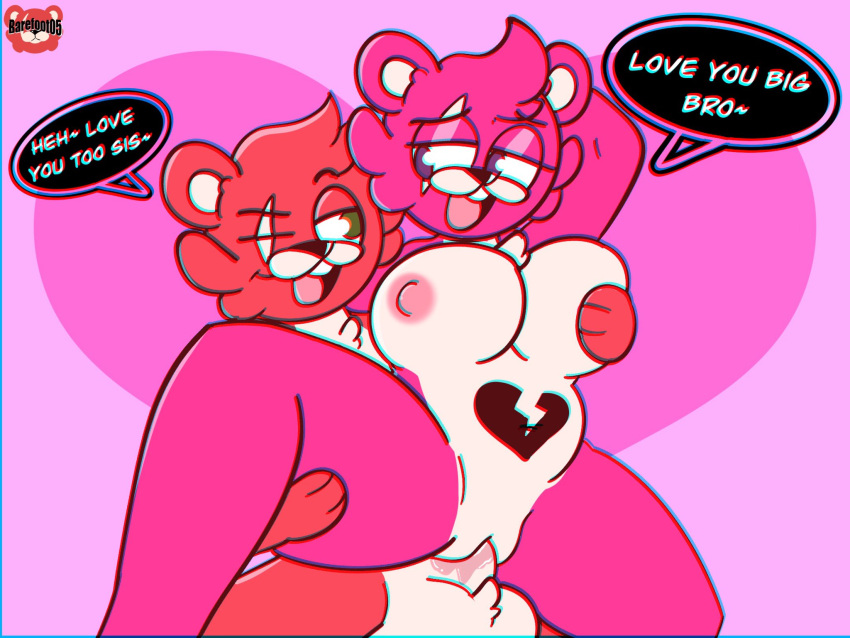 barefoot05 big_balls big_belly big_breasts brother brother_and_sister cuddle_team_leader fortnite incest pink_fur siblings sister thick_thighs