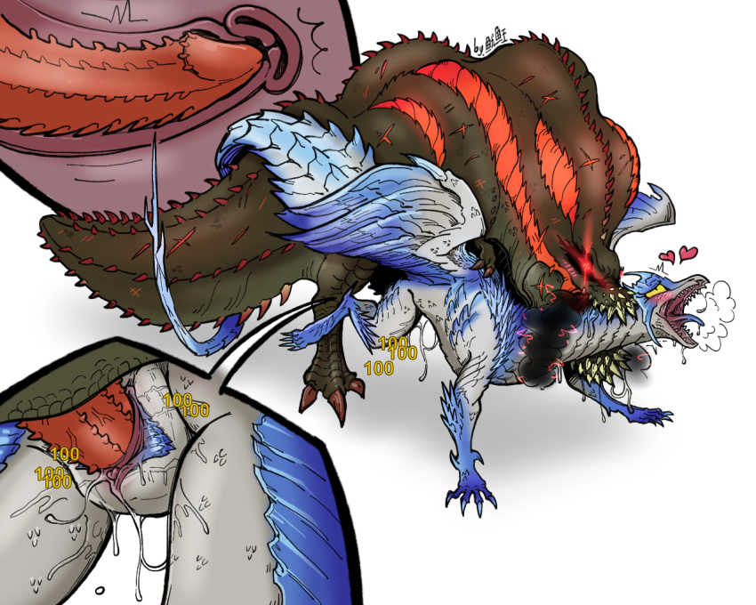 animal_humanoid anthro_female anthro_only bite blush bodily_fluids body_blush brute_wyvern bulge capcom competition deviljho dragon dragon_humanoid duo elder_dragon excessive_feces excessive_genital_fluids excessive_saliva eye_roll female feral forced furry genital_fluids genitals glistening glistening_eyes glowing glowing_eyes humanoid humanoid_genitalia humanoid_pussy lizard lizard_humanoid male male/female monster_hunter muscular neck_bite orgasm_control orgasm_denial orgasm_face penetration penile penile_penetration penile_spines penis penis_in_pussy pussy pussy_blush pussy_juice questionable_consent rape rape_face rape_play rape_rack reptile reptile_humanoid saliva scalie scalie_humanoid scars_all_over sexual_competition sexual_torture squidking vaginal_penetration vein veiny_penis velkhana violated violation wide_eyed