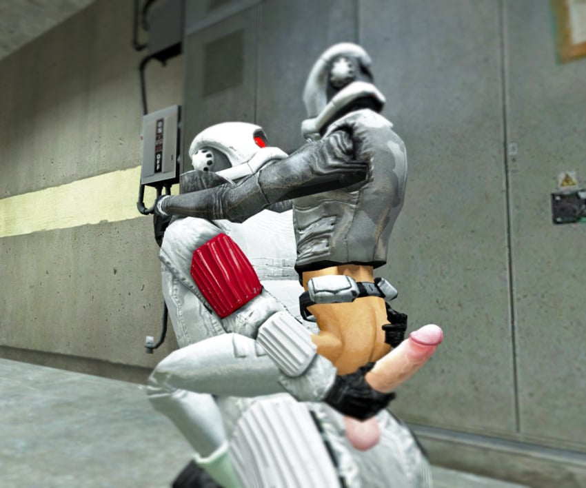 1boy 1boy1girl 1girls 3d 3d_(artwork) 4:3 armor ass ass_rub belt big_penis bottomless clothed clothed_female clothed_male clothed_sex clothes clothing combine combine_assassin combine_elite combine_soldier duo female garry's_mod gas_mask half-life half-life_(series) half-life_2 half-life_2_beta human human_female human_male human_only humanoid male male/female mask masked masked_female masked_male partially_clothed partially_nude penis penis_out sex straight tagme transhuman unknown_artist valve