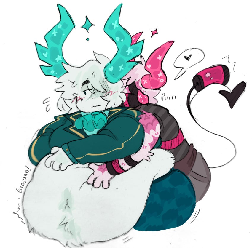 ashamed belly_rub big_belly chubby_male groaning_belly koi_567 medkit_(phighting) overweight_male phighting roblox sex_in_clothing subspace_(phighting)