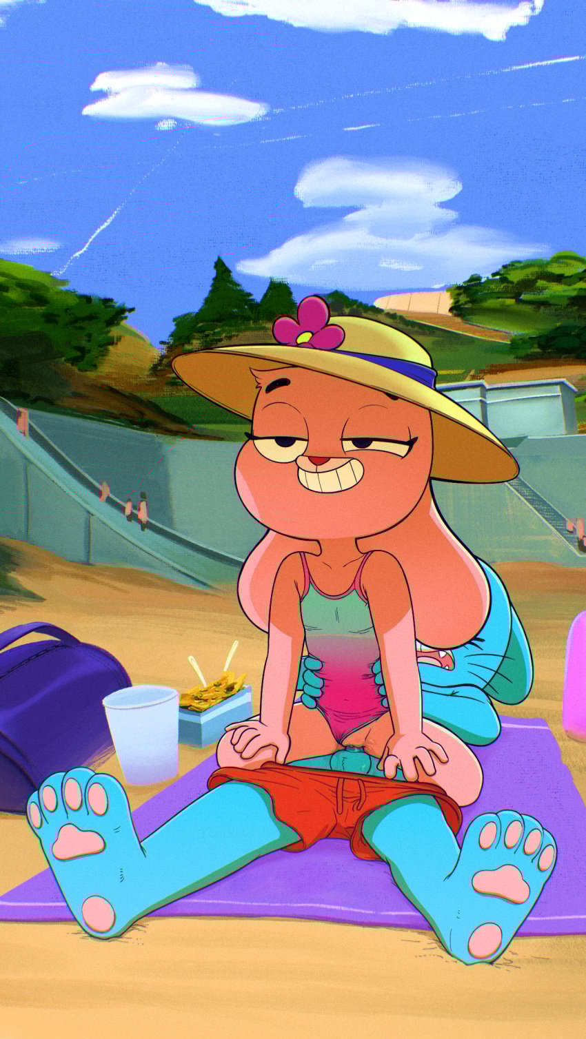 1boy 1boy1girl 1girls 2025 4_toes age_difference anais_watterson anthro anthro_female anthro_male anthro_on_anthro anthro_only anthro_penetrated anthro_penetrating anthro_penetrating_anthro balls barefoot beach blue_body blue_fur blush bodily_fluids bottomwear bottomwear_down brother brother_and_sister brother_penetrating_sister building cartoon_network cat cat_boy clitoris closed_eyes clothed clothing clothing_aside cloud container cub cub_on_cub cup cute_fangs day domestic_cat drockdraw erection eyebrows faceless_male fangs feet felid feline felis female female_anthro female_cub female_on_top female_penetrated flat_chested food fur furry furry_female furry_male furry_only genital_fluids genitals gumball_watterson gym_bag half-closed_eyes hat headgear headwear hi_res incest kneeling lagomorph leporid looking_pleasured lying male male/female male_anthro male_cub male_on_bottom male_penetrating male_penetrating_female mammal nachos narrowed_eyes navel older_brother on_back on_bottom on_top one-piece_swimsuit open_mouth orgasm_face outside partially_clothed pawpads penetration penile penile_penetration penis penis_in_pussy pink_body pink_fur pink_pawpads plant public public_sex pussy pussy_juice_on_balls pussy_juice_on_penis rabbit rabbit_girl red_bottomwear red_clothing red_shorts reverse_cowgirl_position sand sex shorts shorts_down sibling sister sky smile soles stairs straight sun_hat swimwear swimwear_aside teeth the_amazing_world_of_gumball toes torso_grab towel tree url vaginal_fluids vaginal_penetration whiskers young young_anthro young_female young_male young_on_young younger_sister