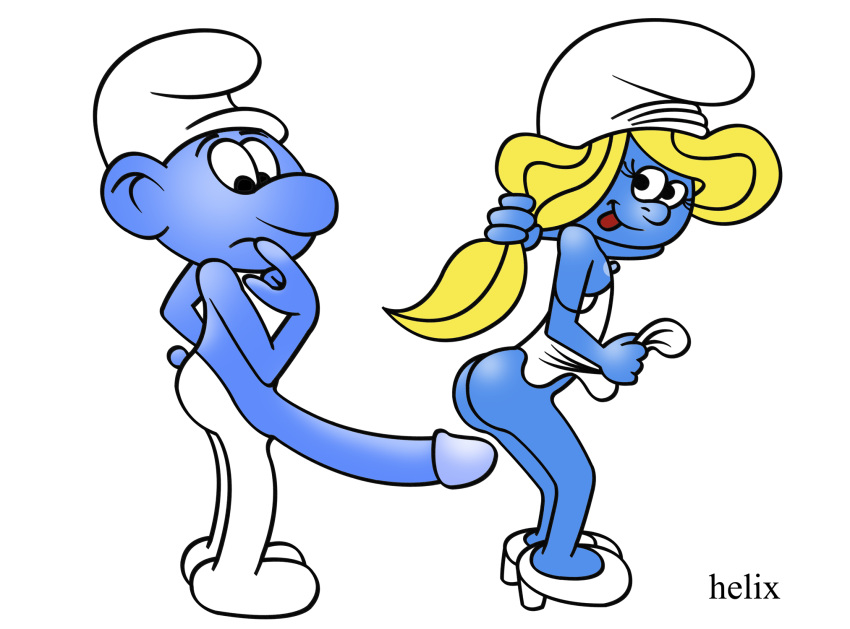 helix smurfette tagme the_smurfs