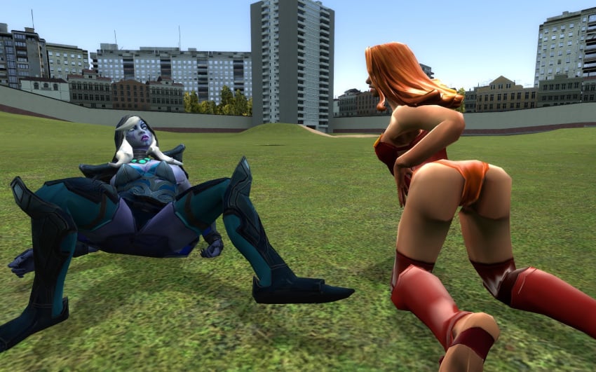 dota_2 drow_ranger garry's_mod lina tagme traxex