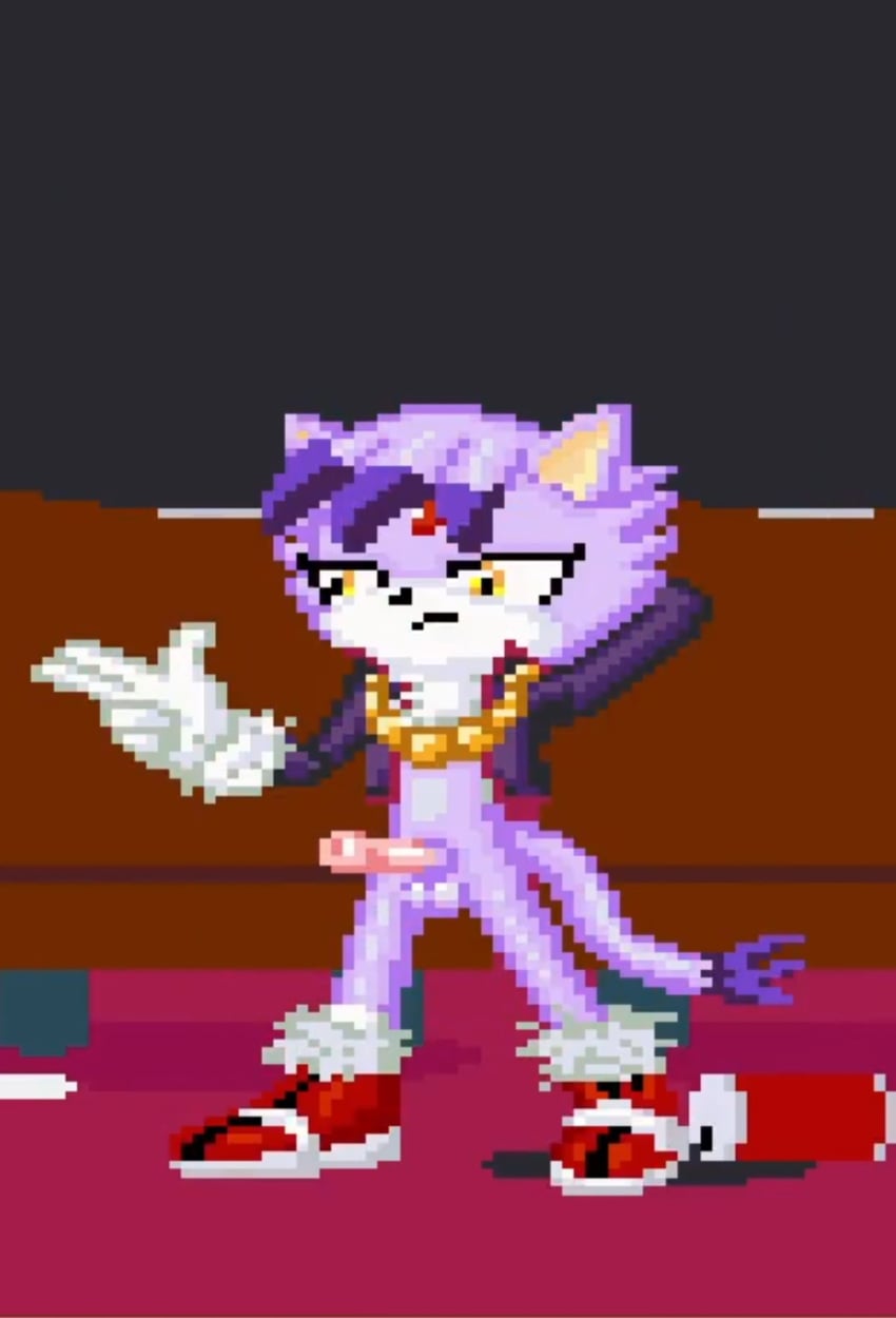 Blaze The Cat (Project X Love Potion Disaster) Rule 34 Image