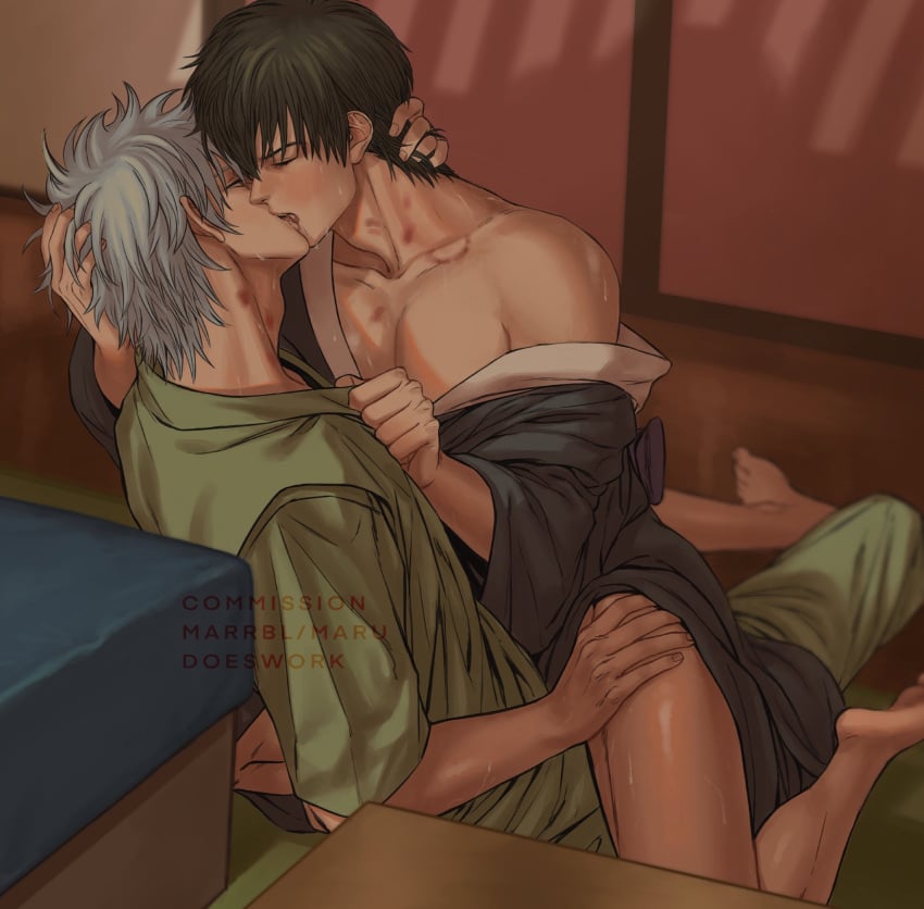 Gintoki Sakata (Gintama) Rule 34 Image