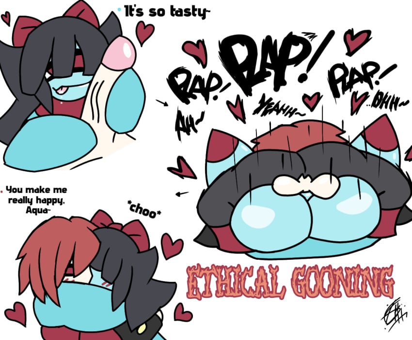 Aqua (Deltarune) Rule 34 Image