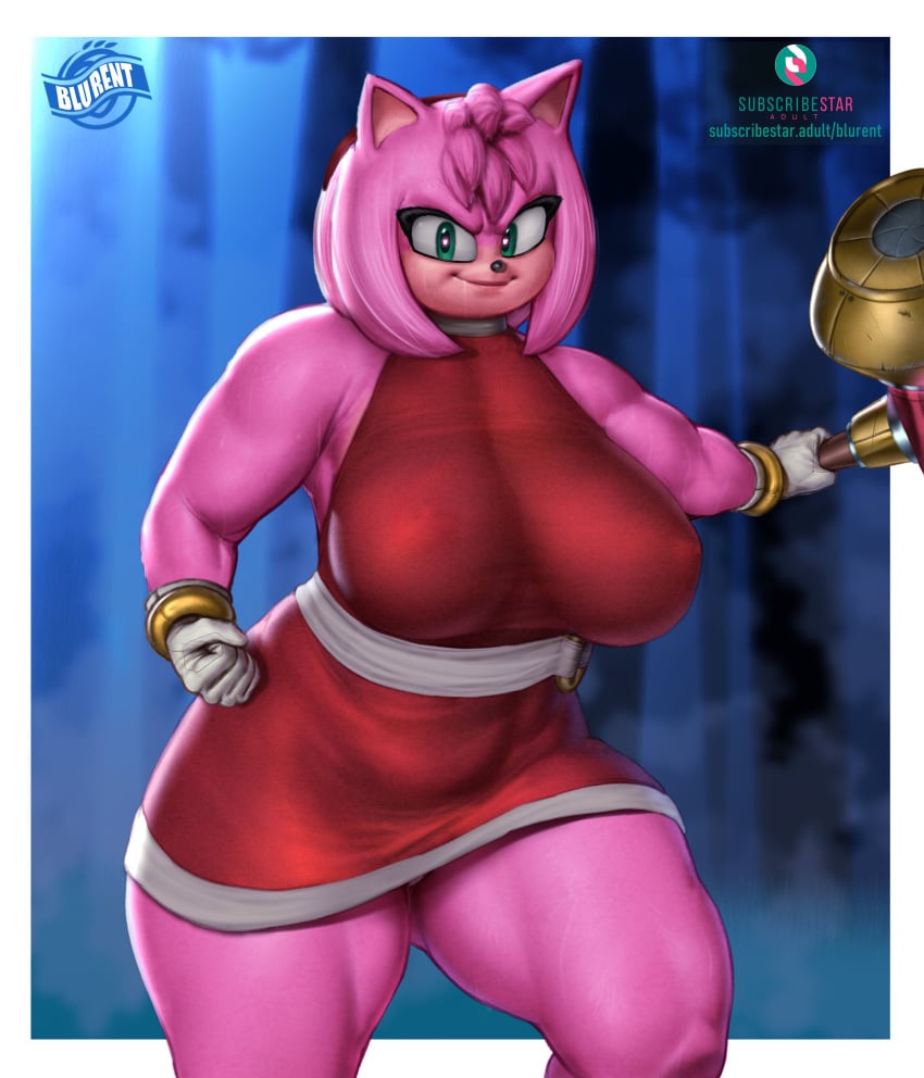 1girls amy_rose amy_rose_(sonic_movie) animal_ears animal_nose anthro blu_rent blur_studio body_fur breasts closed_mouth clothing completely_nude eulipotyphlan female furry furry_female gloves green_eyes groin happy hedgehog looking_at_viewer mammal marza_animation_planet medium_breasts original_film paramount_pictures pink_body pink_fur pink_hair sega short_hair sidelocks skirt smile solo sonic_(series) sonic_the_hedgehog_(film) sonic_the_hedgehog_(series) sonic_the_hedgehog_3_(2024) sonic_the_hedgehog_3_(film) split_mouth standing stomach thighs white_gloves