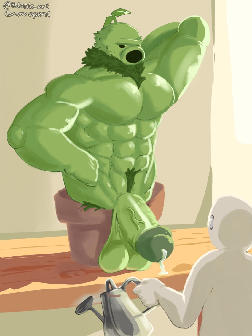 Primal Peashooter (Pvz) Rule 34 Image